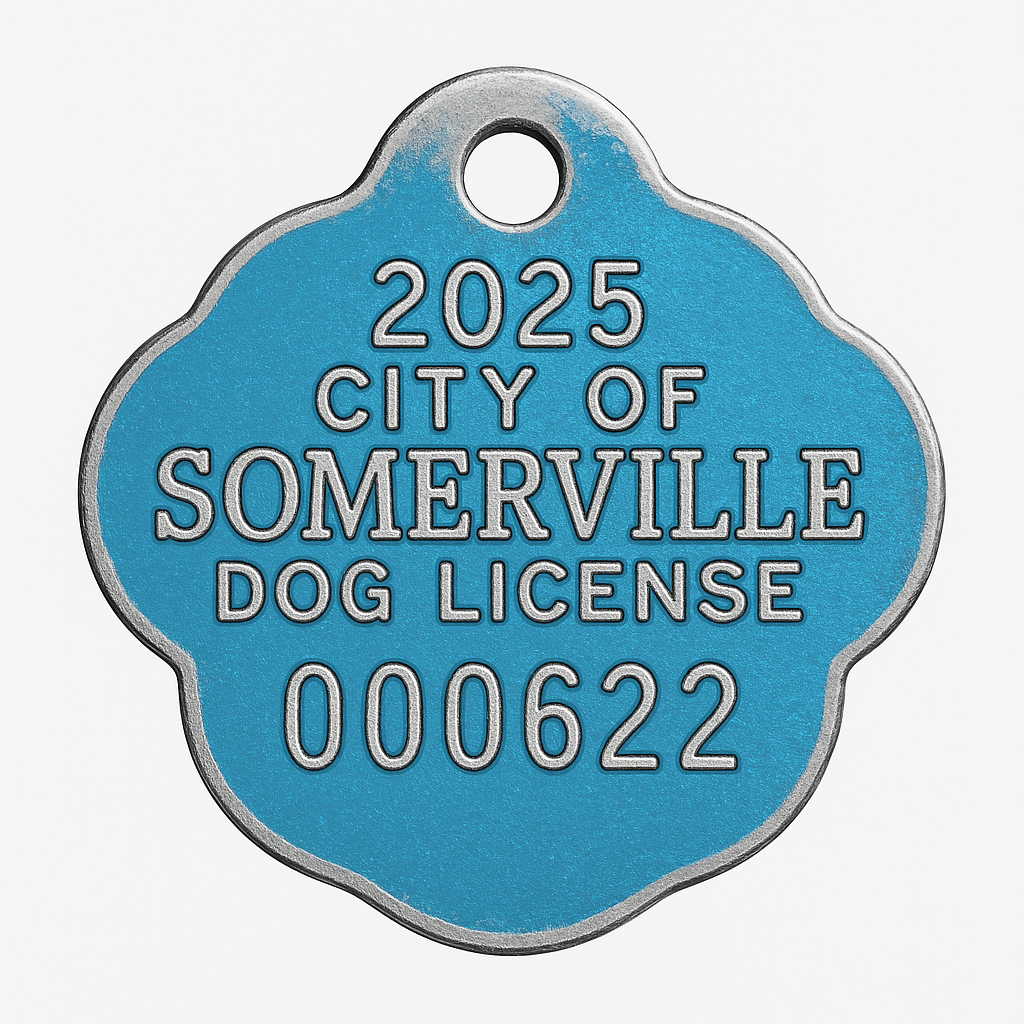 Sadie's Somerville License Tag